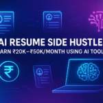 AI Resume Side Hustle: Earn ₹20K–₹50K/Month Using AI Tools